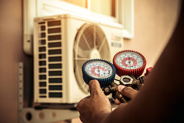 Professional Ductwork Repair technician working in Portal, GA